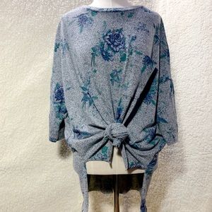 Knox Rose Floral Knot Front Shirt